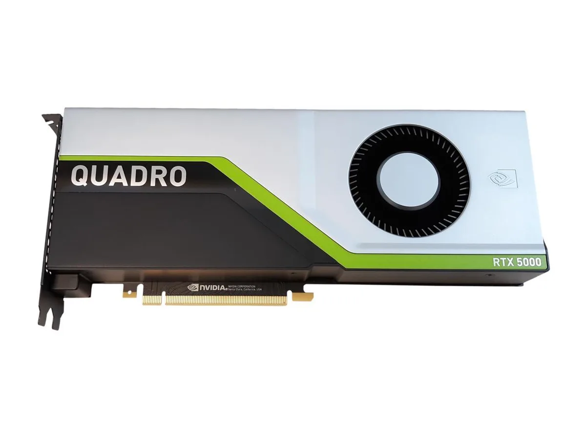 NVIDIA NVIDIA Quadro RTX 5000 16 GB GDDR6 workstation graphics card — zdjęcie produktu