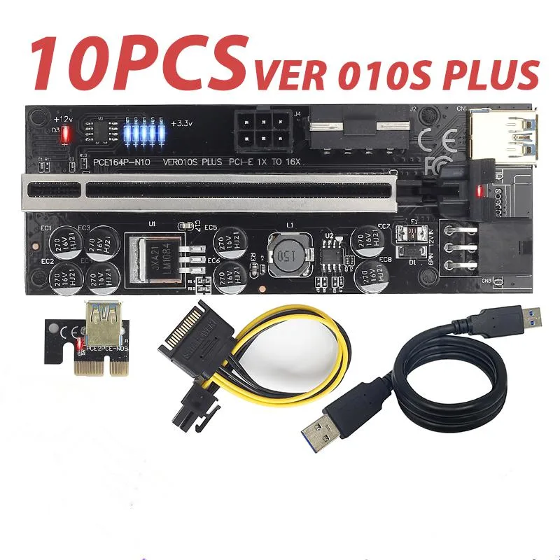 AFRNDK AFRNDK VER0010s-PLUS PCI-E 16X riser kit 10pcs 60cm — photo du produit