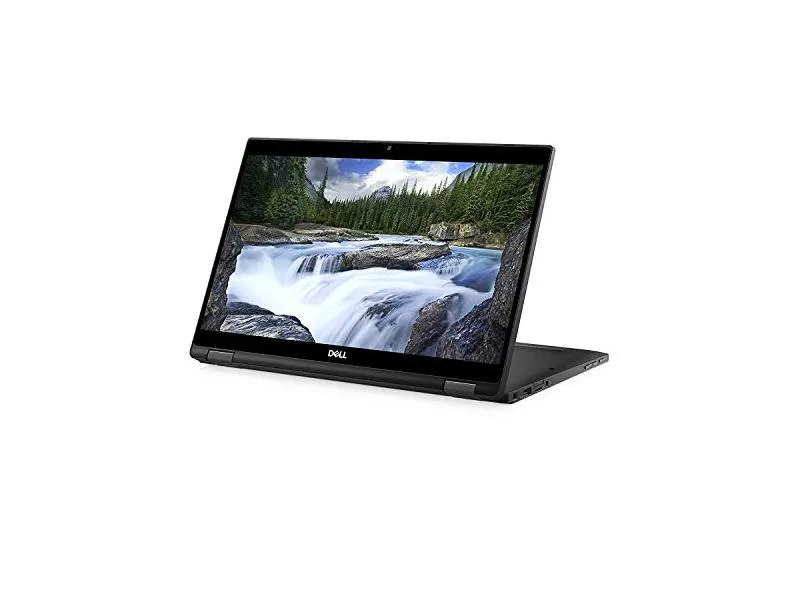 Black Dell Latitude 7390 13.3 inch laptop closed