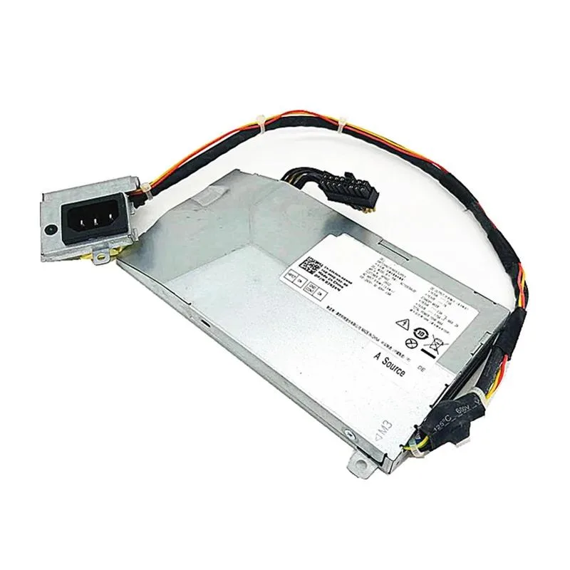 Black rectangular ATX power supply unit with 16-pin connector and 155W rating