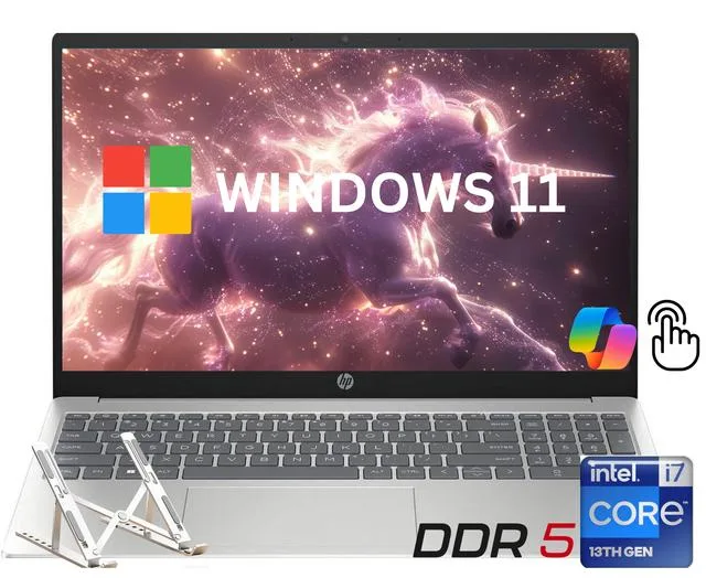 HP HP 15.6" Touch Laptop i7-1355U 16GB DDR5 1TB SSD Silver — photo du produit