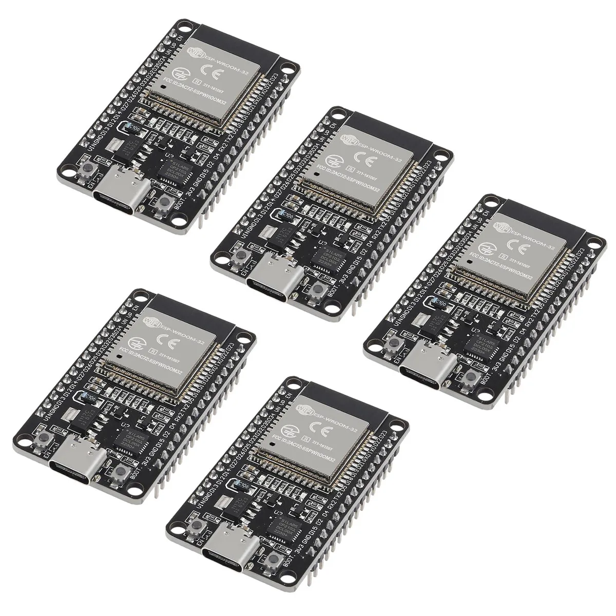 KEHIPI KEHIPI 5PCS ESP32 ESP-WROOM-32 CP2102 Type-C 30pin Development Board — termékfotó