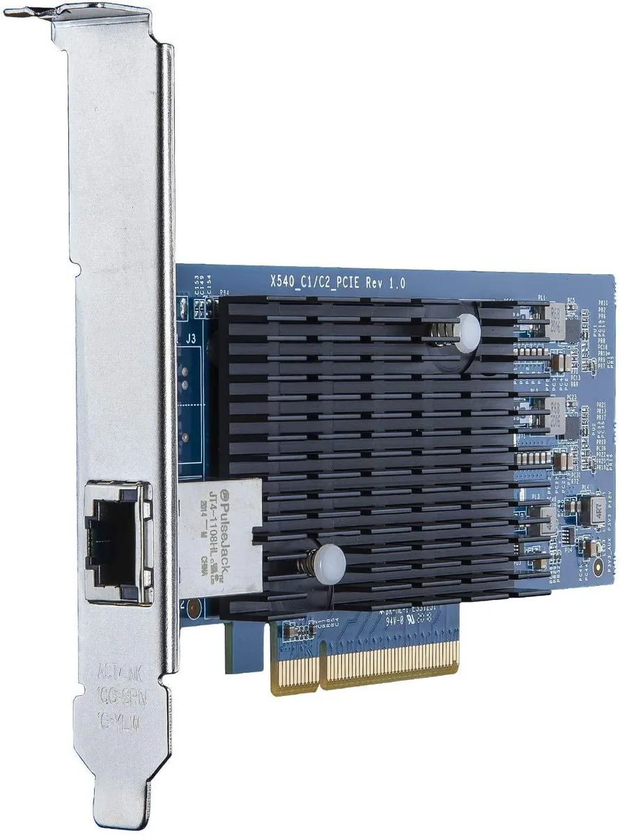 Value Brand Value Brand 10Gb RJ45 PCIe x8 Network Card Intel X540-BT2 — vörumynd
