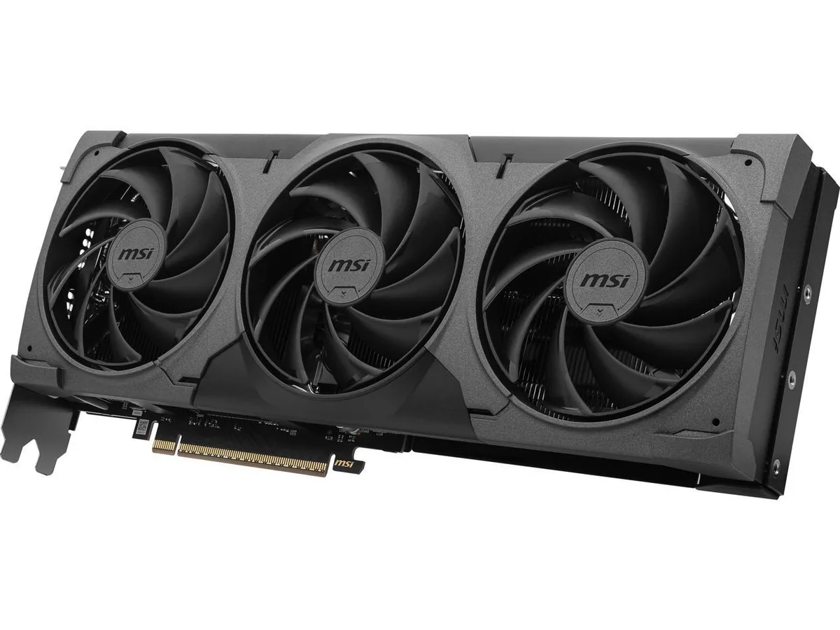 MSI MSI RTX 5070 Ti 16G VENTUS 3X PZ OC BLACK graphics card — photo du produit