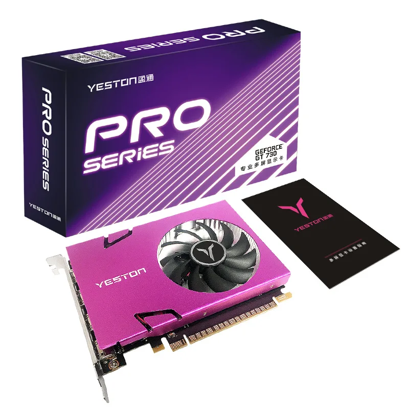 YESTON YESTON GT730-4GD3 4HDMI GA graphics card — photo du produit
