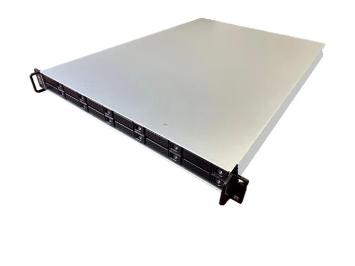 Athena Power Athena Power RM-1U1122EU2 1U 12-Bay NVME U.2/Mini SAS HD E-ATX Server Chassis — product photo