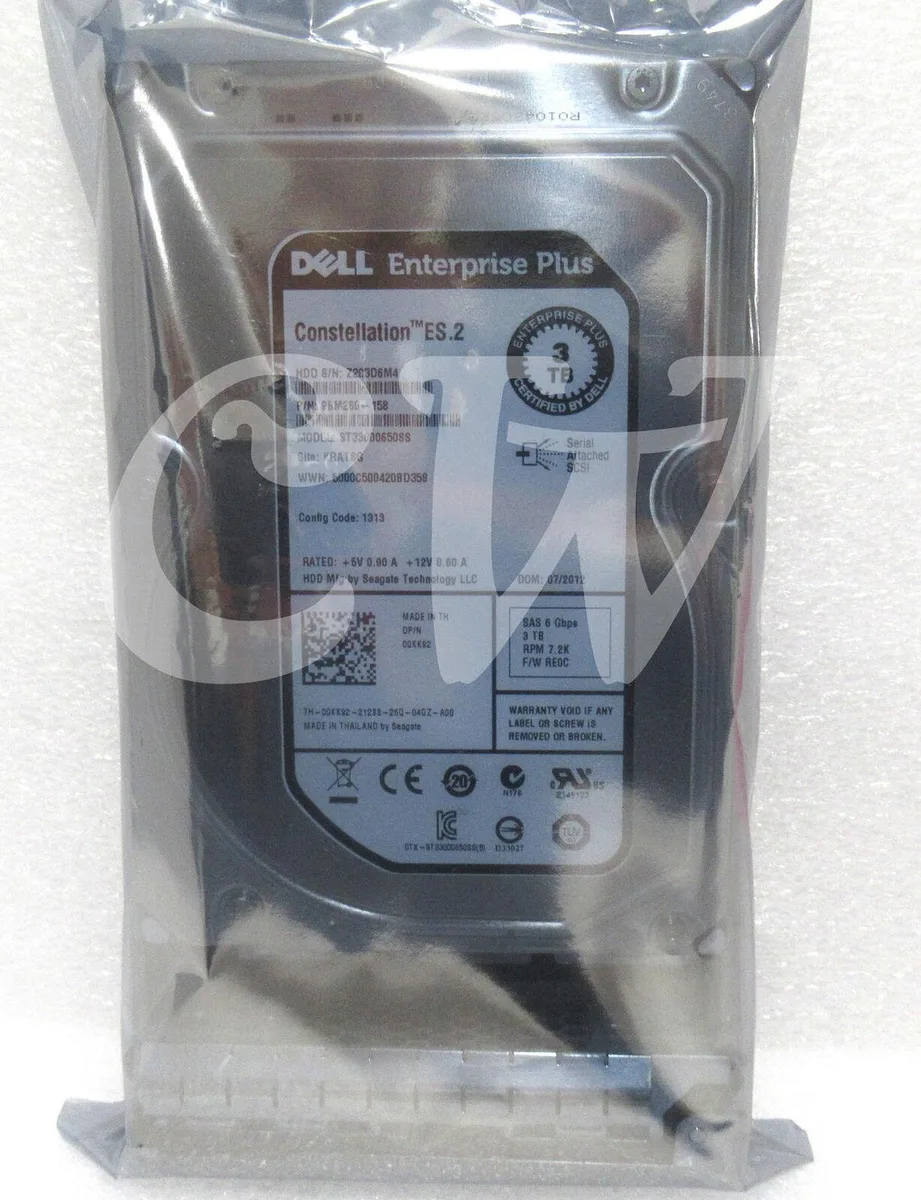 DELL DELL ST33000650SS 3TB 7200RPM SAS 3.5" internal hard drive — 商品写真