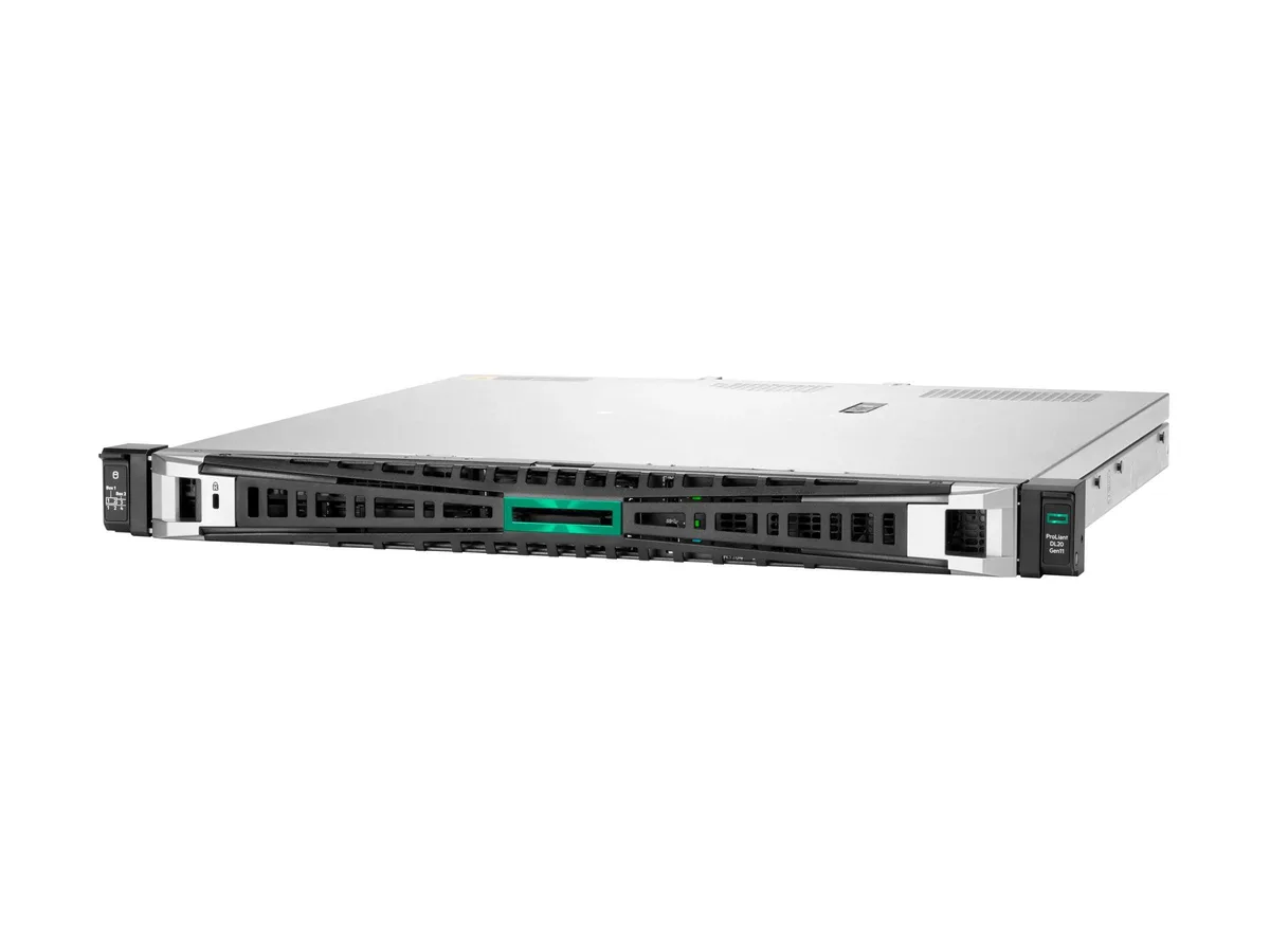HPE HPE ProLiant DL20 G11 1U Rack Server Xeon E-2434 16 GB P65395B21 — foto del producto