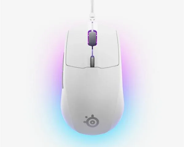 SteelSeries SteelSeries Rival 3 Gen 2 62516 gaming mouse 8500 DPI 77g White — zdjęcie produktu