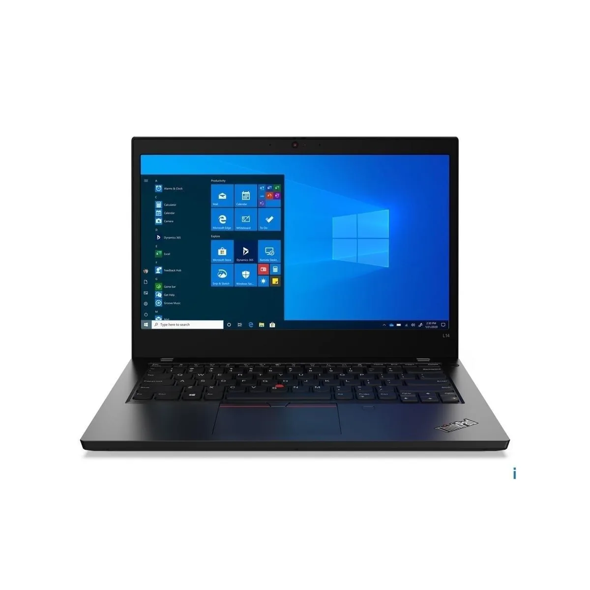 Lenovo Lenovo ThinkPad L14 Gen 2 business laptop 14" 16GB 512GB Core i7-1165G7 2.8GHz Windows 11 Pro Black — 商品写真