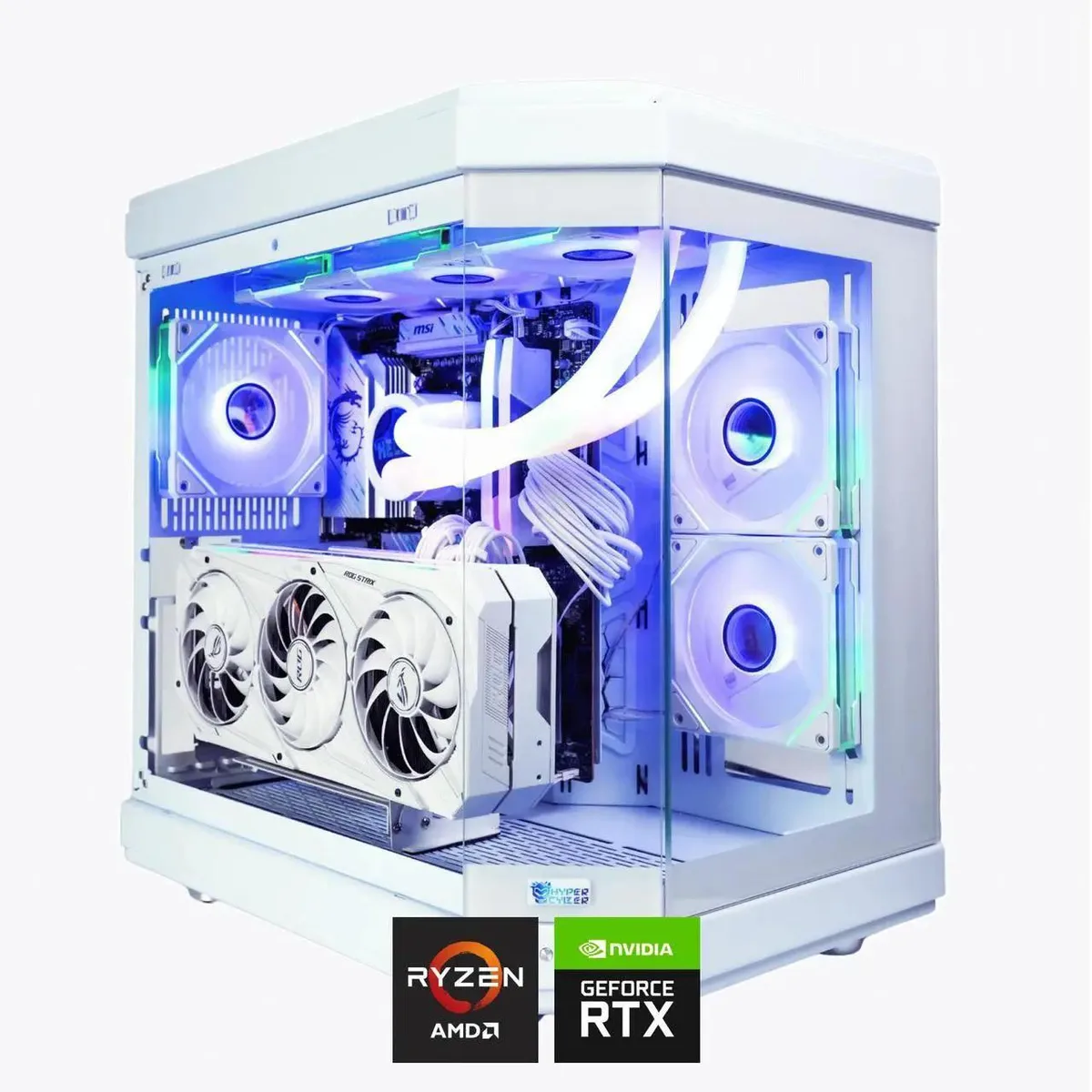 Hyper Cyber Hyper Cyber Ultra X Gaming PC Ryzen 7 9800X3D RTX 5070 32GB DDR5 2TB — product photo