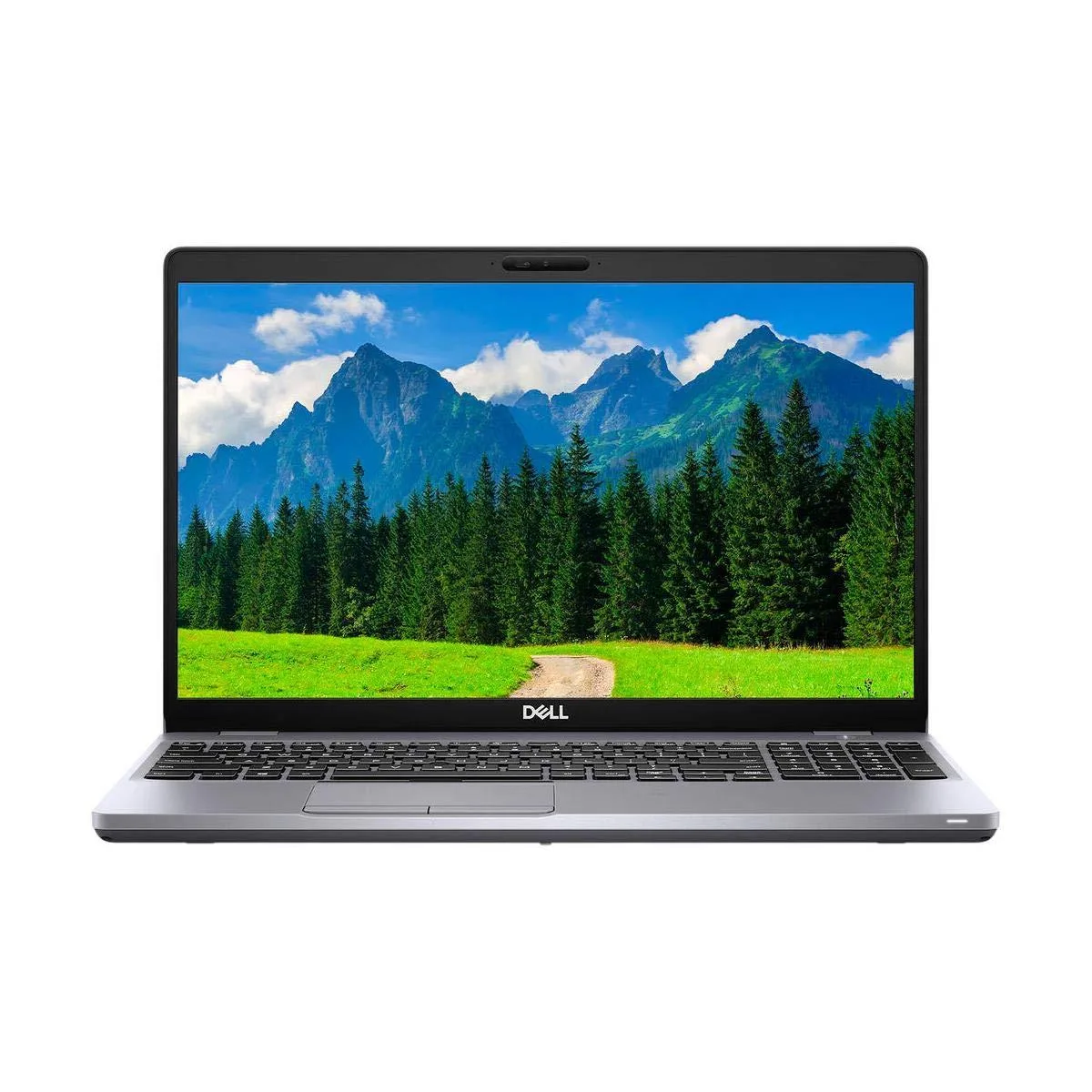 Silver Dell Latitude 5510 15.6 inch laptop closed view