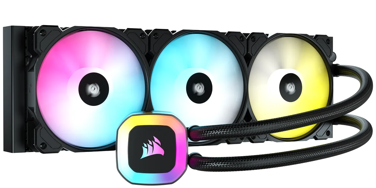Corsair Corsair H150 RGB 360mm liquid cooler — صورة المنتج