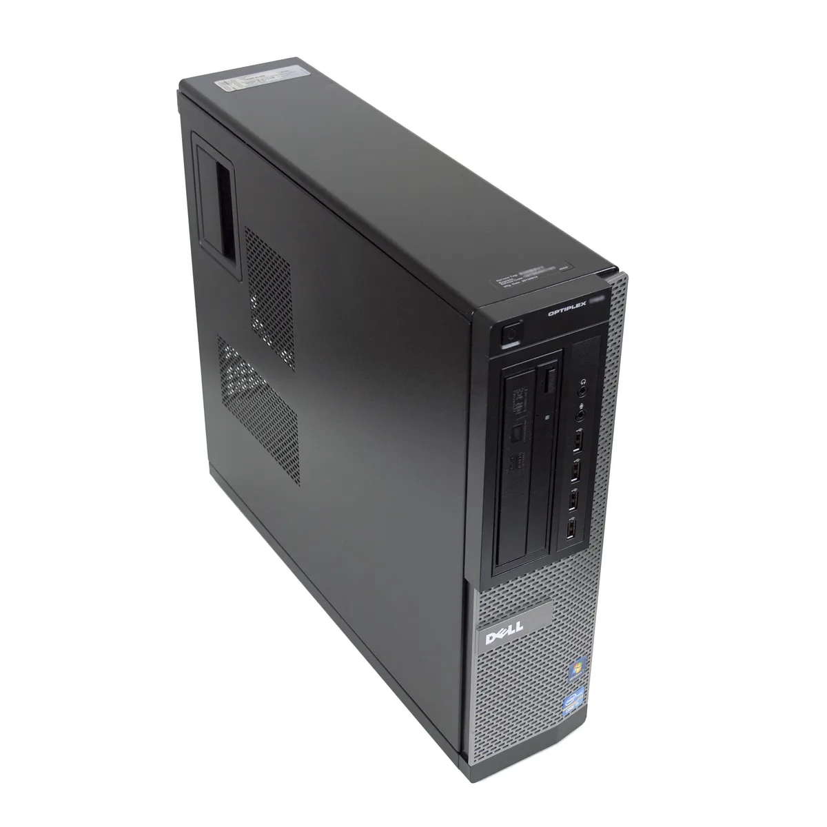 Black Dell Optiplex 790 desktop tower with DVD drive