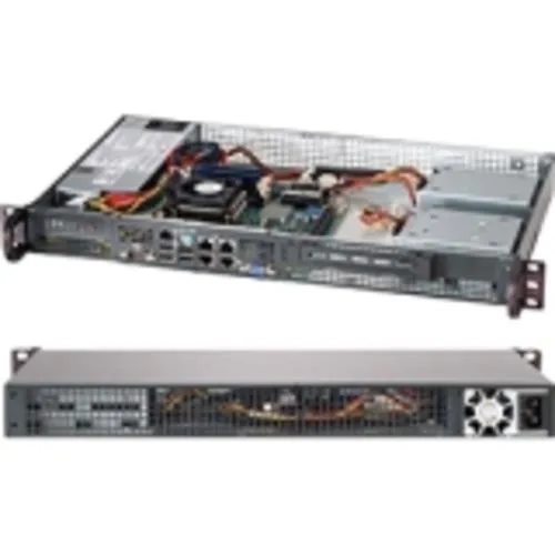 Supermicro Supermicro CSE-505-203B 1U server chassis 200W Gold 9.8" depth — fotografija izdelka