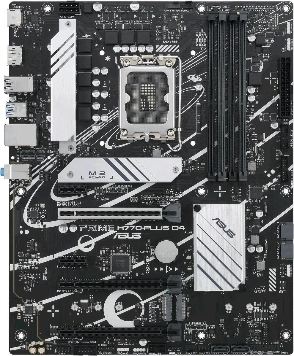 ASUS ASUS PRIME H770-PLUS D4 Intel motherboard — product photo