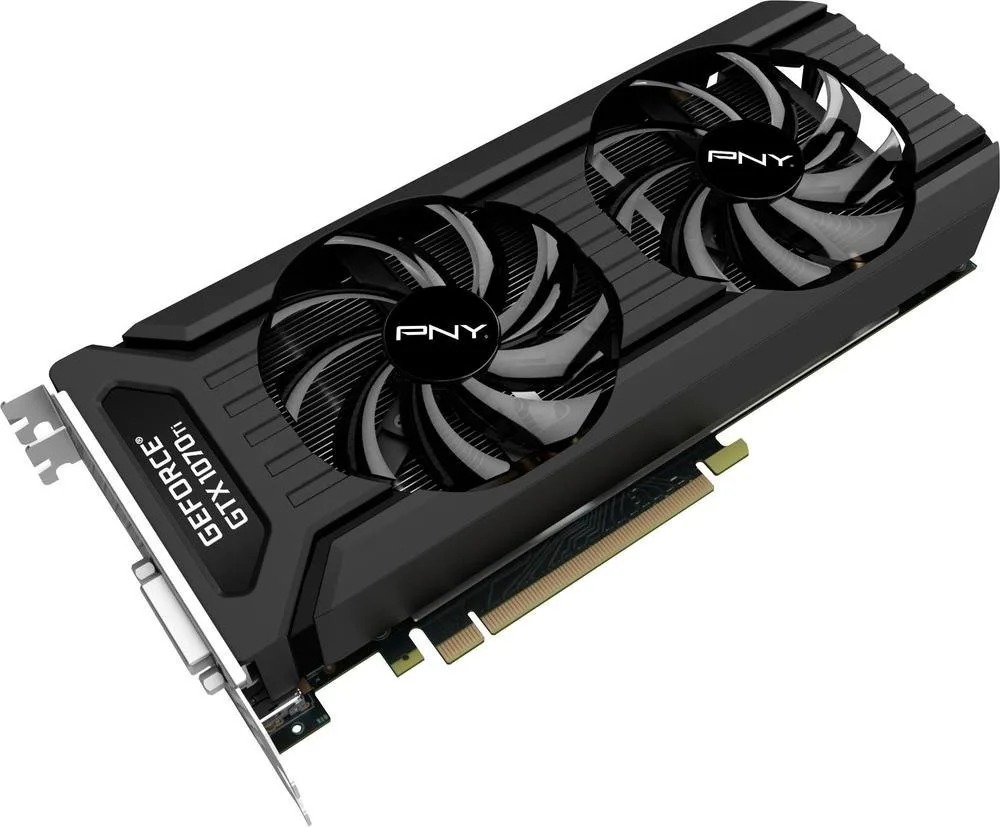 PNY Technologies, Inc. PNY Technologies, Inc. GeForce GTX 1070 Ti 8GB GDDR5 Dual Fan graphics card — product photo