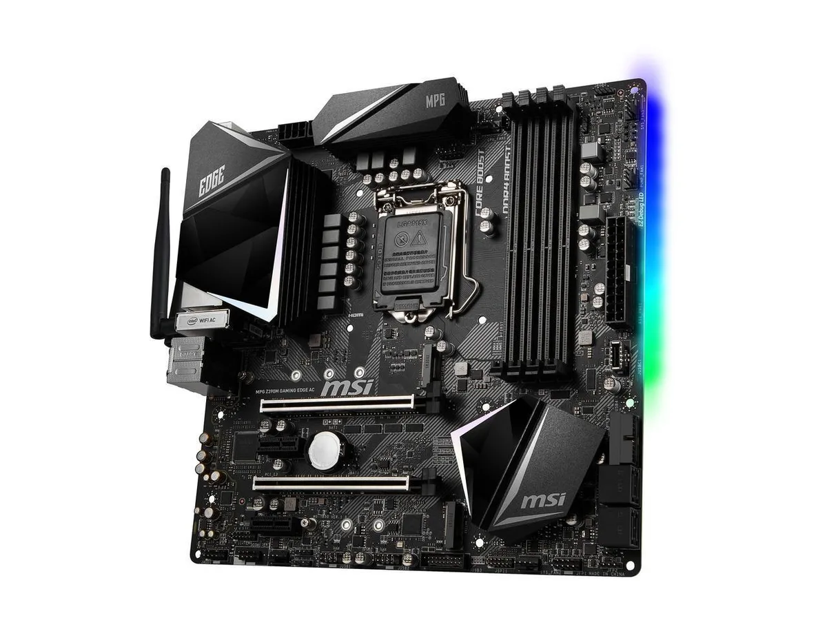 MSI MSI MPG Z390M GAMING EDGE AC Intel motherboard — product photo