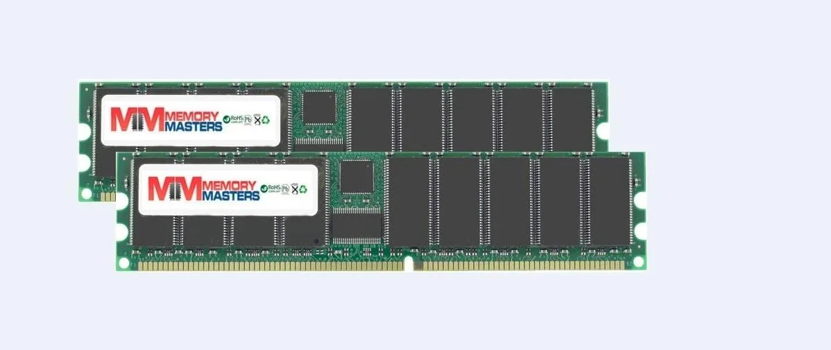 Simmtec, Inc Simmtec, Inc 1GB (2 x 512MB) DDR DIMM 184 pin 266MHz PC2100 Low Density — product photo