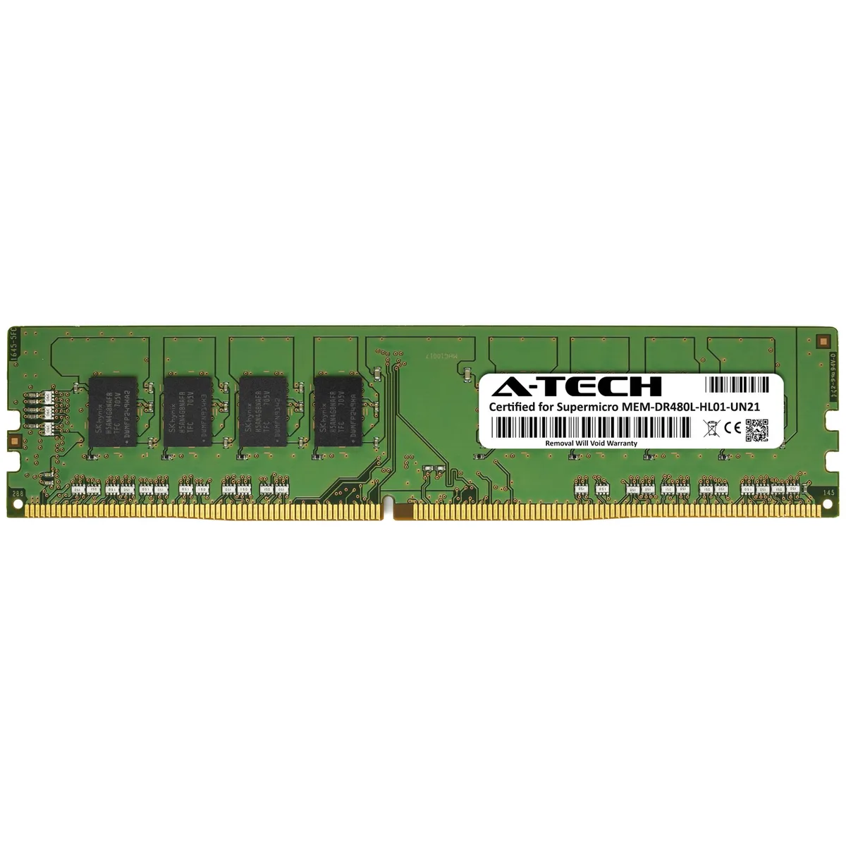 A-Tech A-Tech Supermicro Certified MEM-DR480L-HL01-UN21 8GB DDR4 2133MHz CL15 1.2V Non-ECC DIMM — product photo