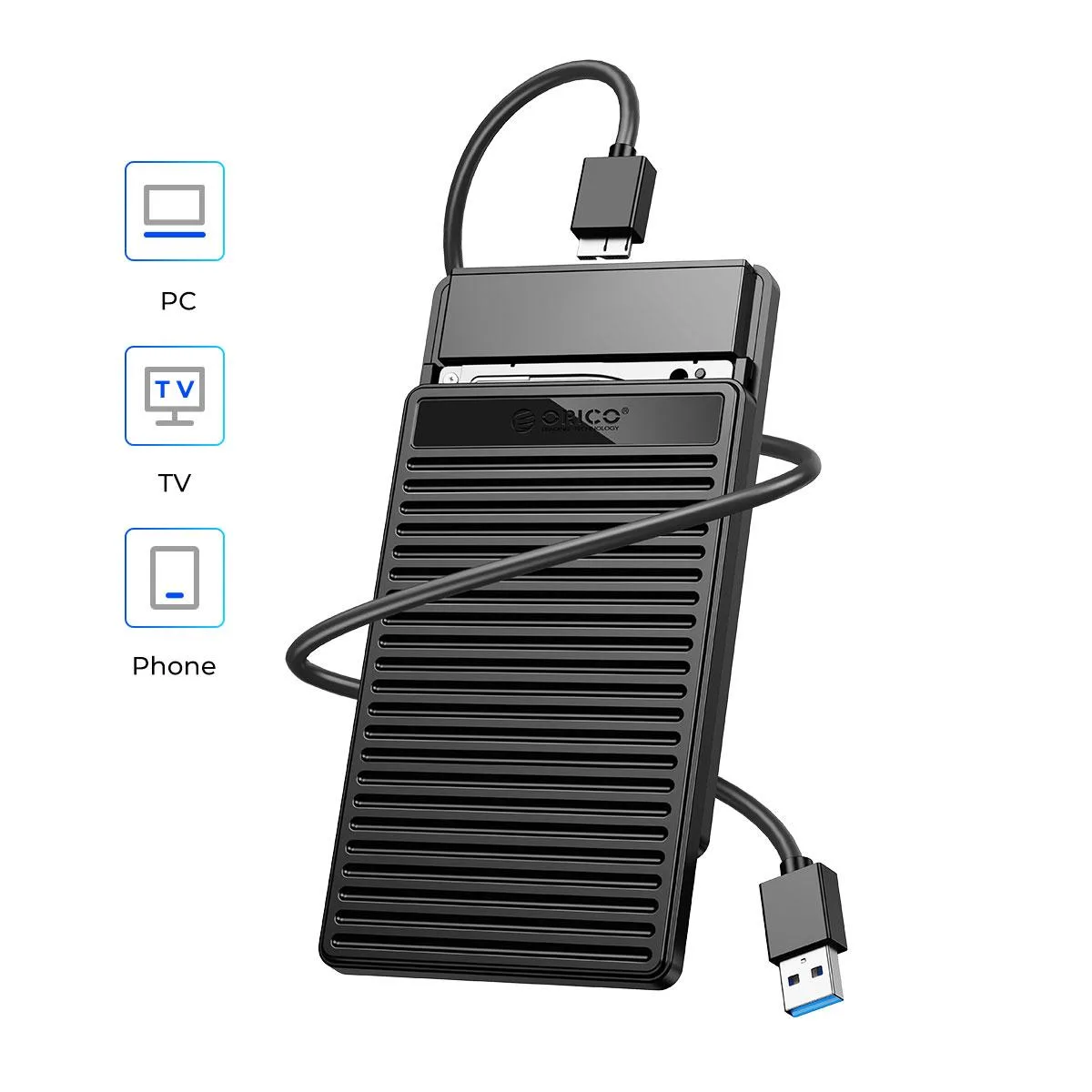 Orico Orico ORICO-PDD25U3 2.5 inch SATA drive enclosure — toote foto