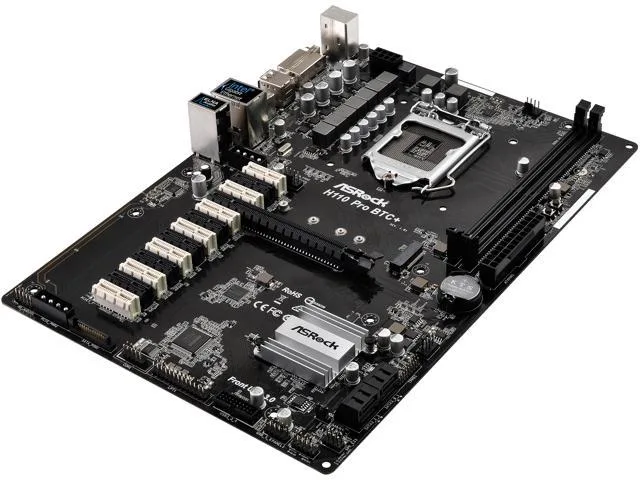 ASRock ASRock H110 Pro BTC+ LGA 1151 Intel motherboard — product photo