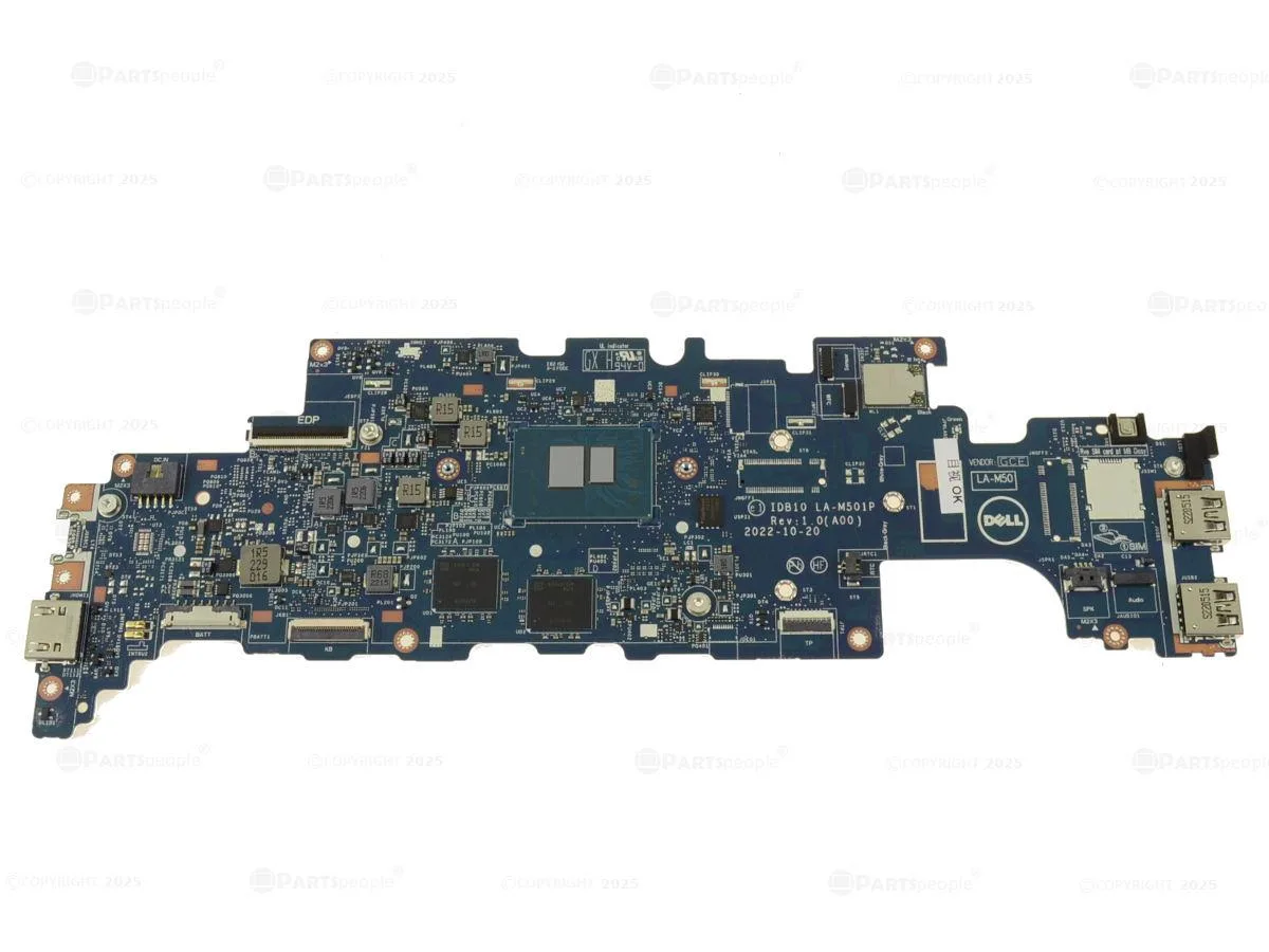 Dell Latitude 3140 motherboard green circuit board with black components