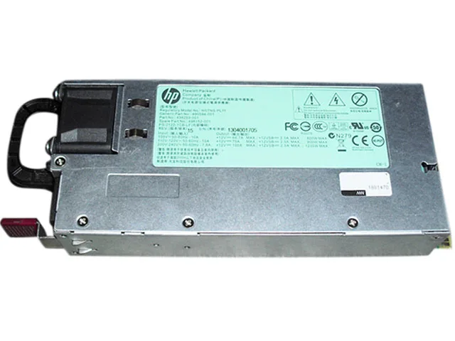 HP HP 498152-001 1200 W Power Supply for Proliant DL380 G7 / DL580 G7 — Produktfoto