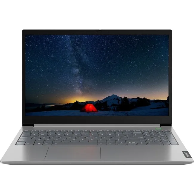 Mineral Grey 15.6 inch laptop with anti-glare FHD display and fingerprint reader