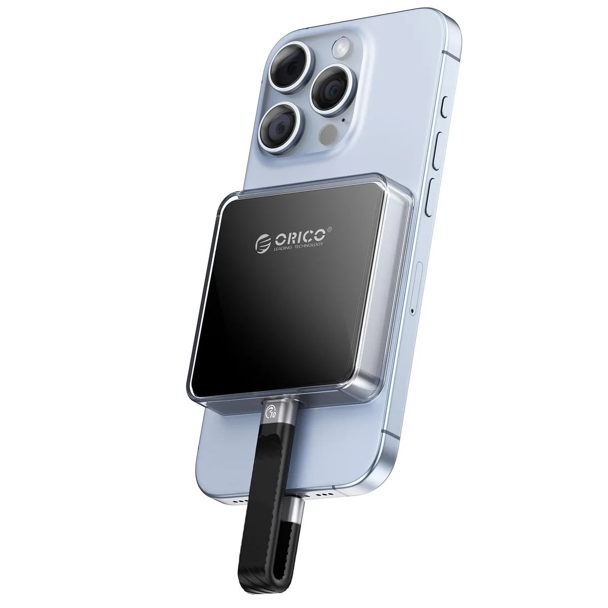Orico Orico AP30 2230 NVMe Enclosure 10Gbps USB 3.2 Gen2 MagSafe iPhone 15/16 Pro Max — 제품 사진