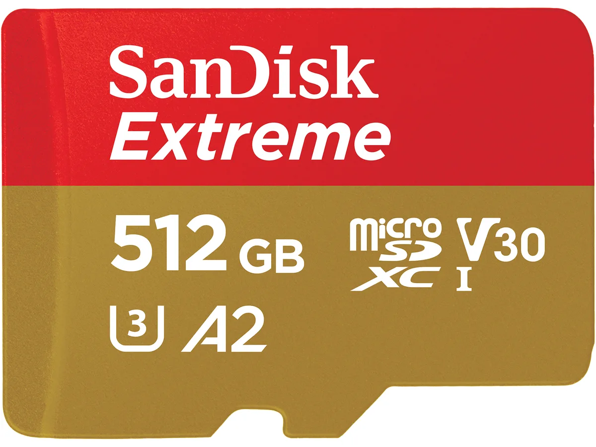 SanDisk SanDisk Extreme microSDXC 512GB SDSQXA1-512G-GN6MA memory card — ürün fotoğrafı