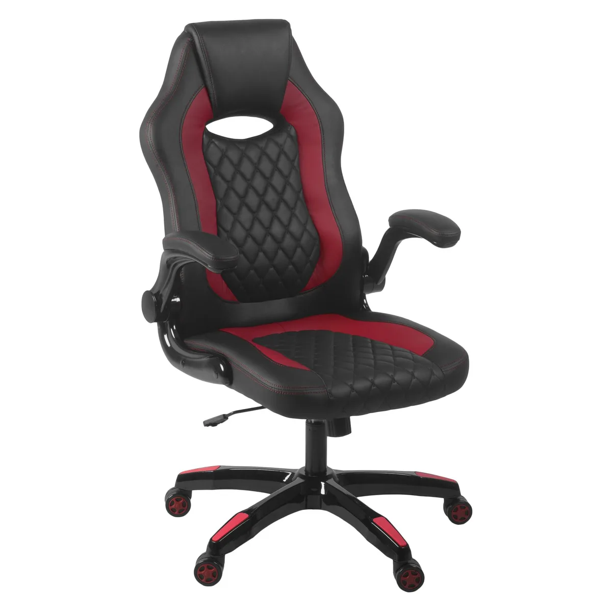 Regency Seating, Inc. Regency Seating, Inc. Archeus Gaming Chair Black/Red Lumbar Support — 商品写真