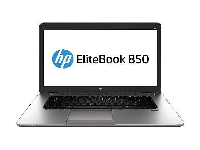 Silver HP EliteBook 850 G6 15.6 inch laptop closed view