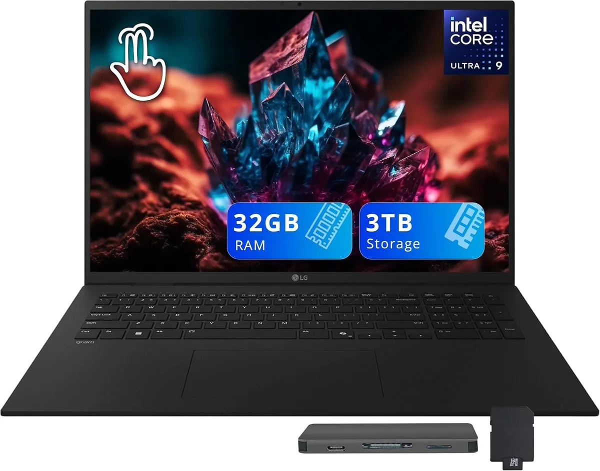 LG Electronics LG Gram 17 WQXGA Touch Intel Core Ultra 9 288V 32GB DDR5 2TB SSD business laptop — ภาพสินค้า