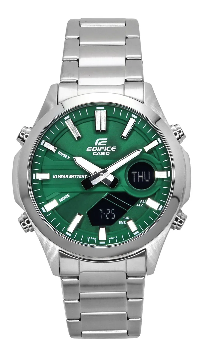 CASIO CASIO Edifice EFV-C120D-3A Green Dial Analog Digital 100m Watch — product photo