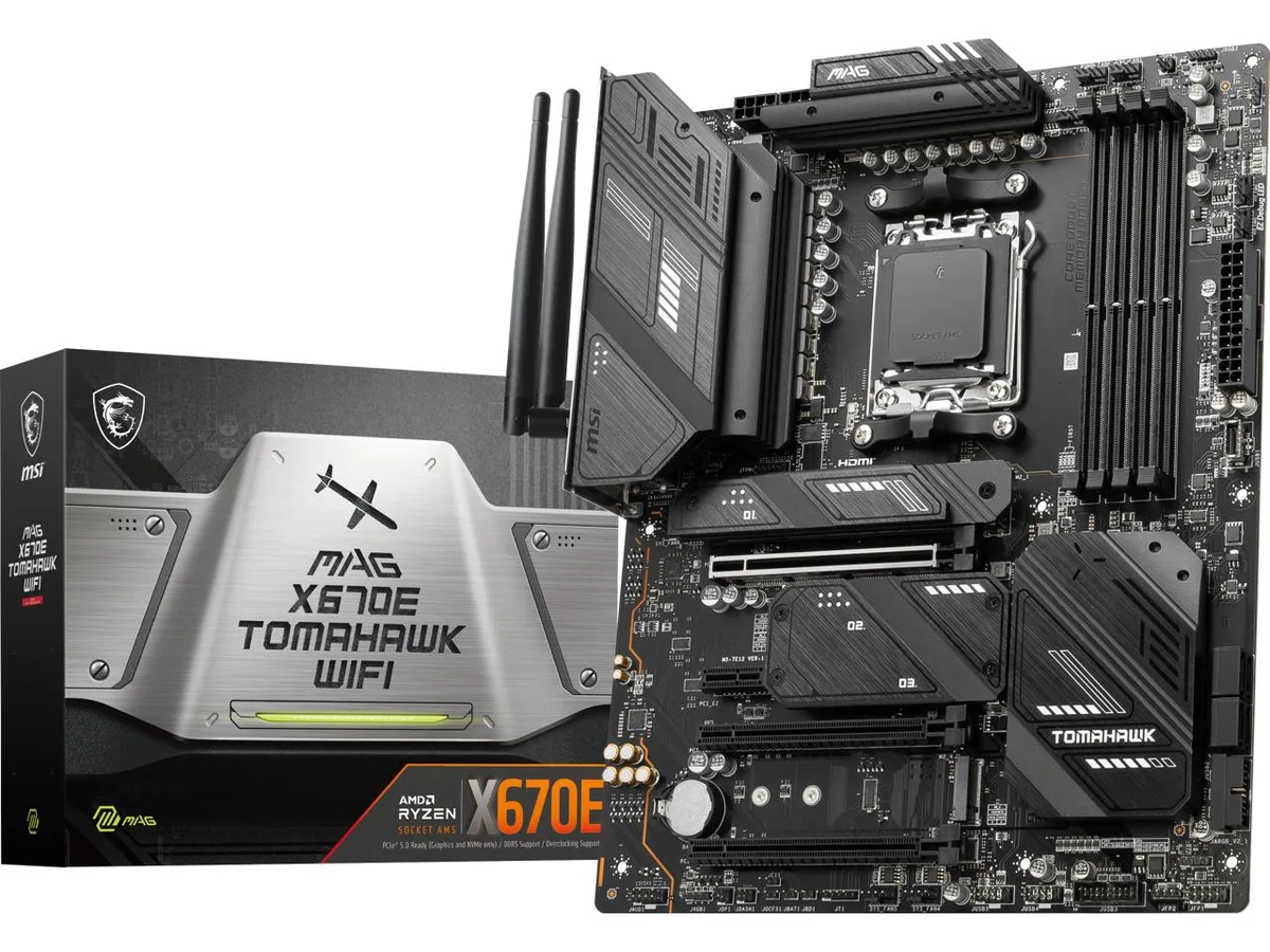 MSI MSI MAG X670E TOMAHAWK WIFI AMD motherboard — photo du produit