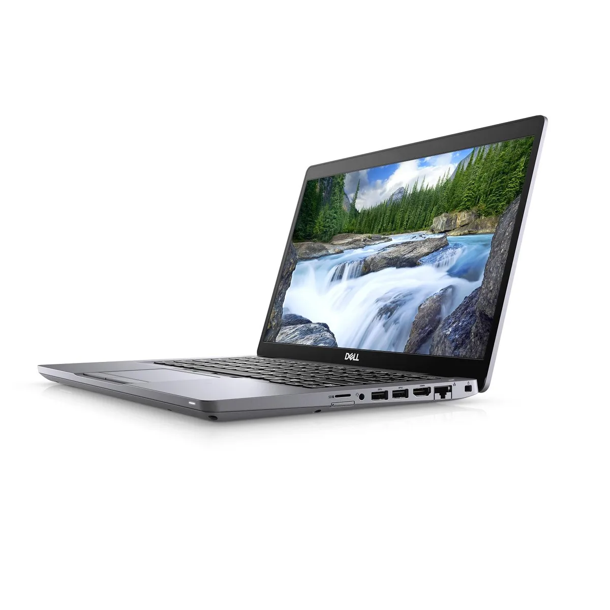 Silver Dell Latitude 5410 14 inch touchscreen laptop closed