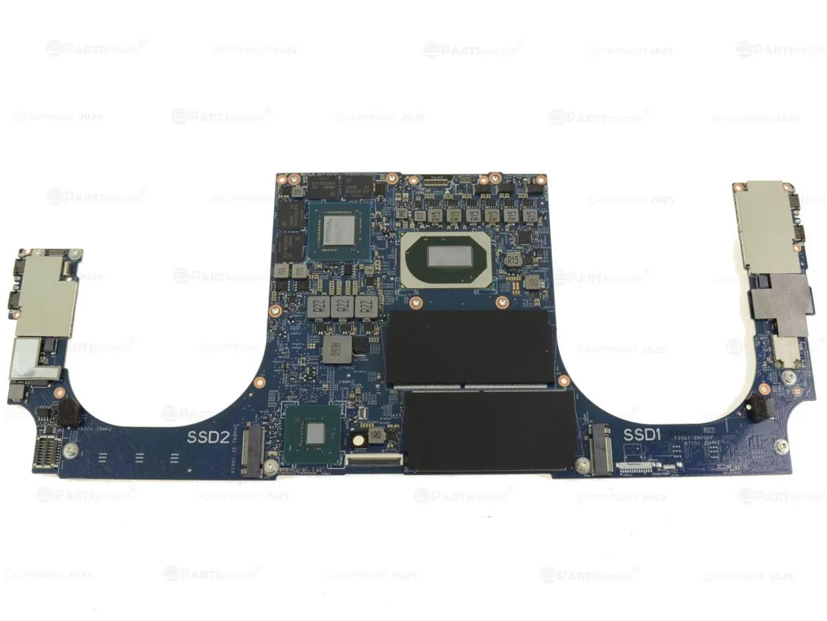 DELL DELL Precision 5750 Motherboard Intel Xeon W-10855M 2.8GHz Quadro T2000 XXXY1 — photo du produit
