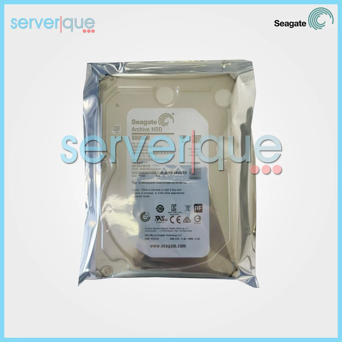 Seagate Archive 8TB 3.5 inch SAS hard drive
