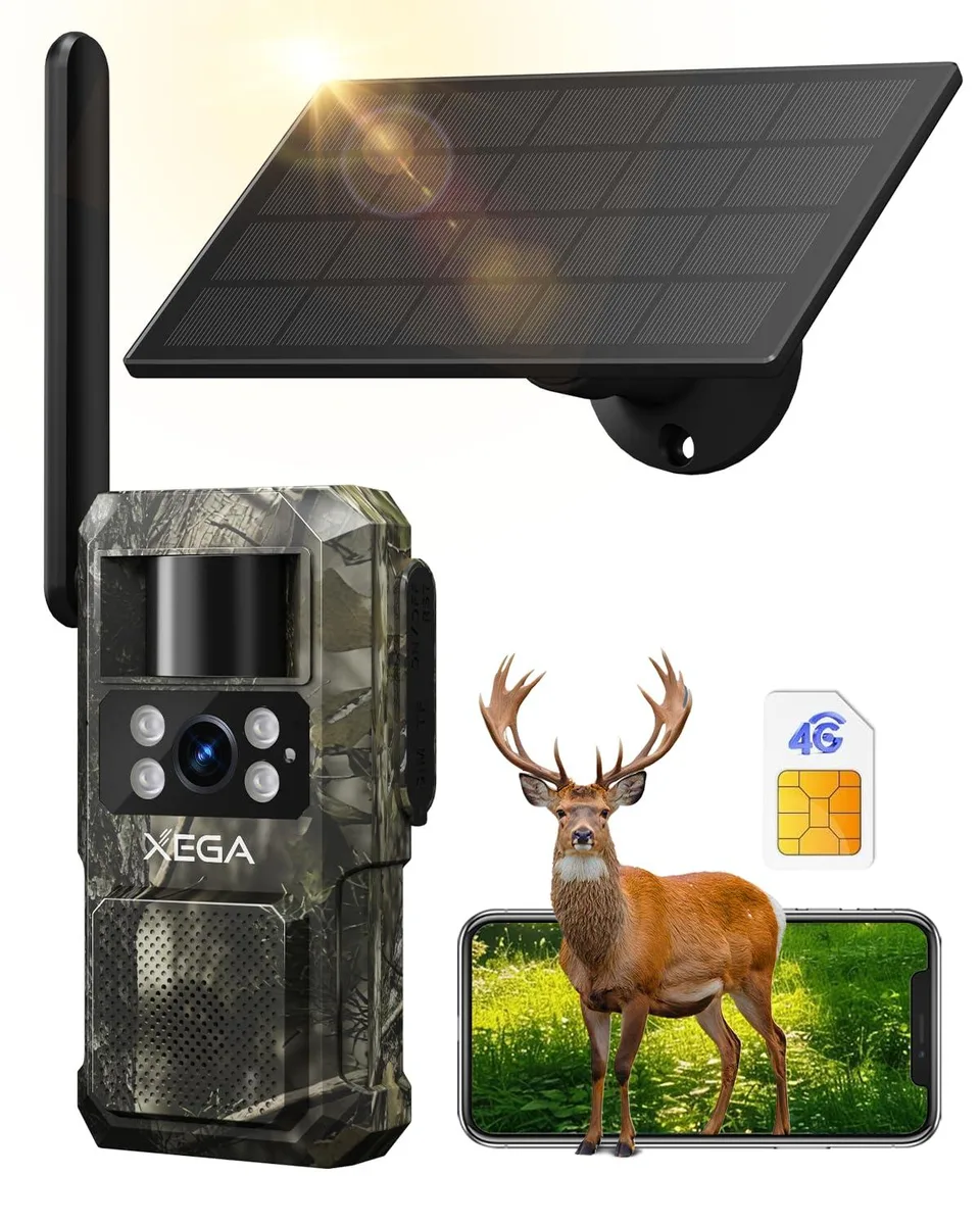Xega XG-28 EU4G 4G Cellular Trail Camera 1080p IP66 7800mAh — product photo