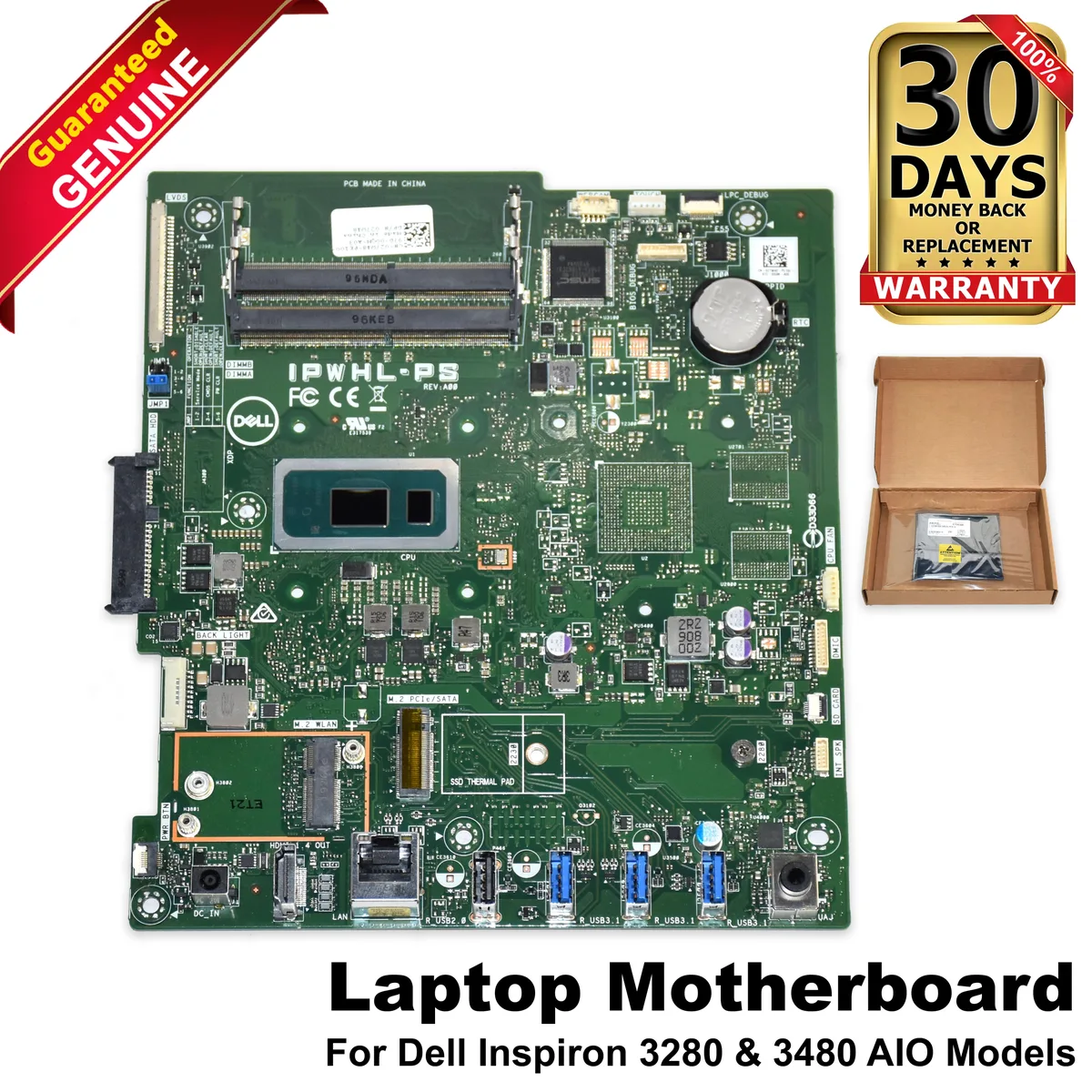 DELL DELL Inspiron 22 3280 AIO Motherboard i3-8145U 27W48 — product photo