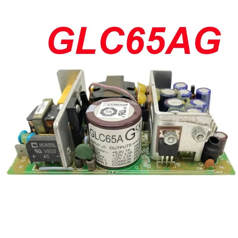 KHACHIMO CONDOR GLC65AG ATX power supply unit, black rectangular box with fan grille and cables