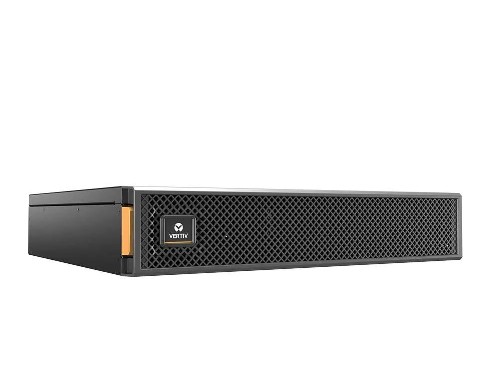Vertiv GXT5 36V external battery cabinet, 2U rackmount, black metal finish