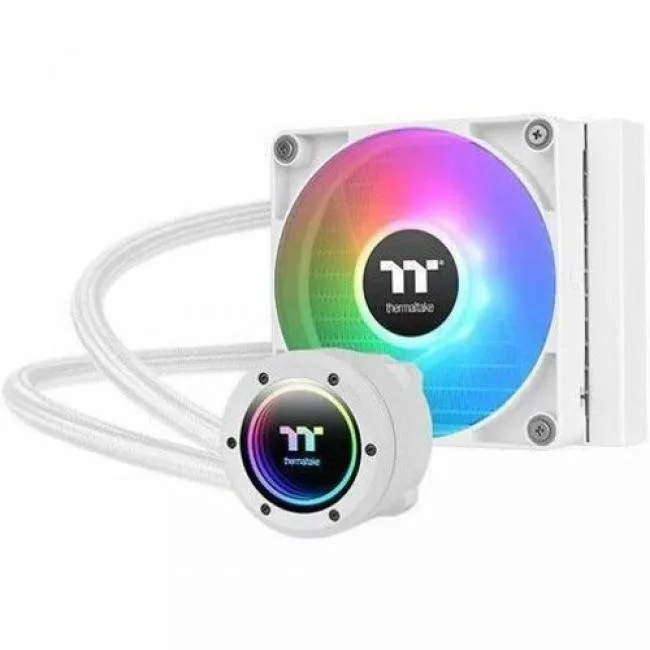 Thermaltake Thermaltake CL-W363-PL12SW-A TH120 V2 ARGB Snow 120 mm liquid cooler — foto del producto