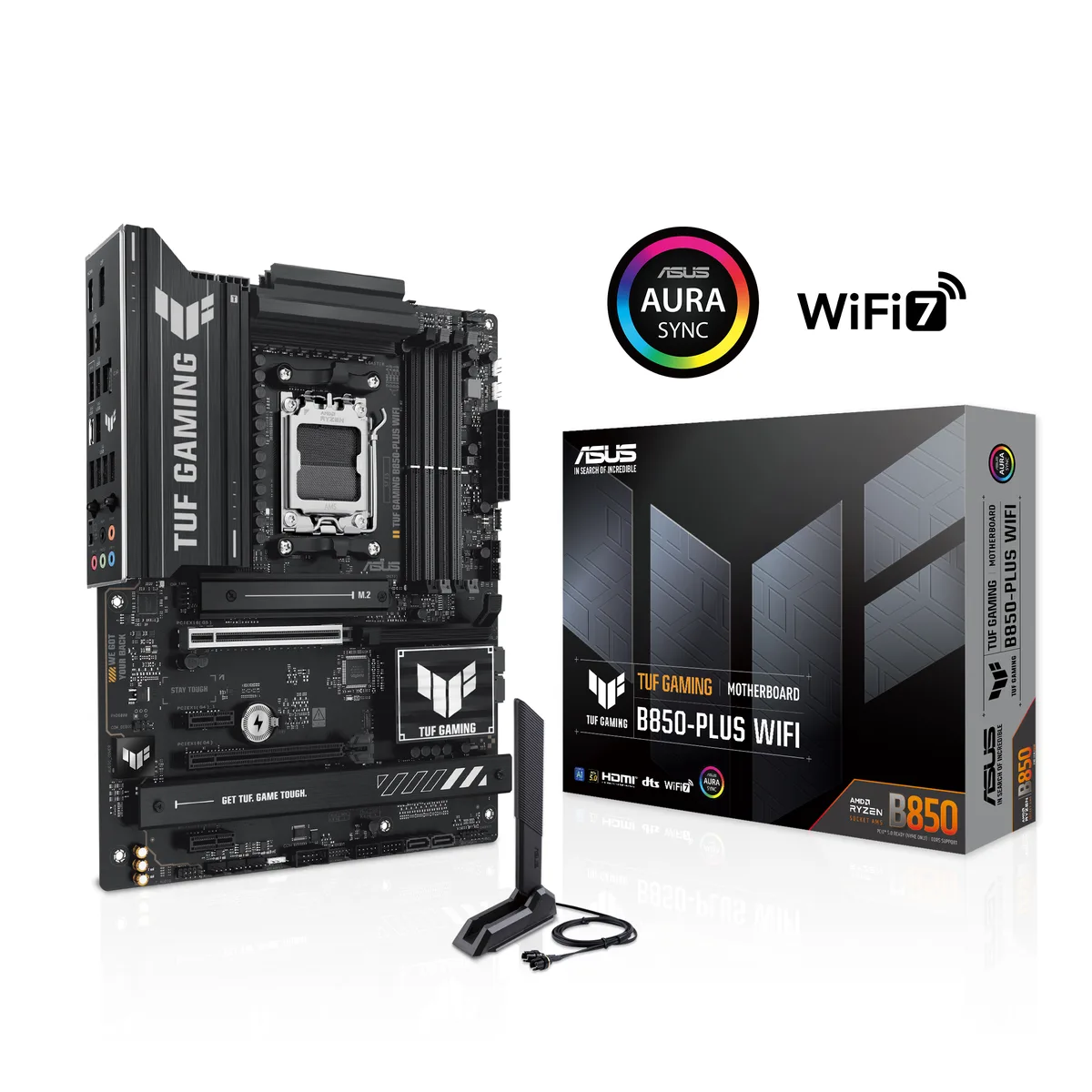 ASUS ASUS TUF GAMING B850-PLUS WIFI AMD motherboard — product photo