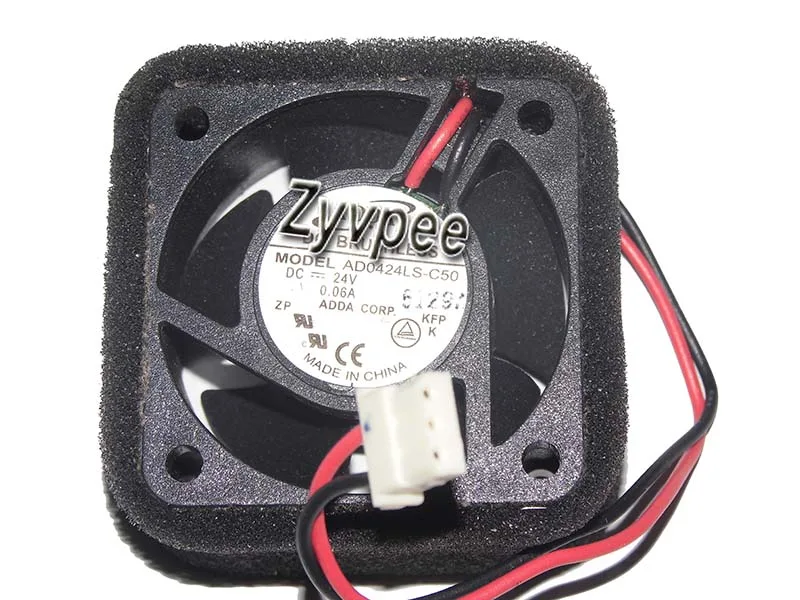 Zyvpee Zyvpee AD0424LS-C50 40mm 4020 DC24V 0.06A 2-wire industrial cooling fan — tuotekuva