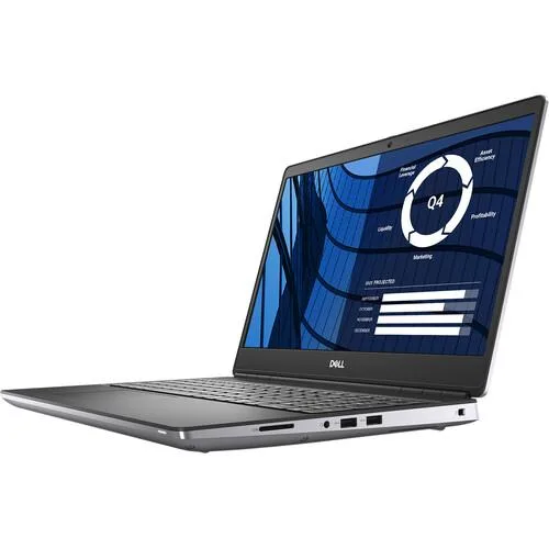 Gray 15.6-inch Dell Precision 7550 laptop closed on flat surface