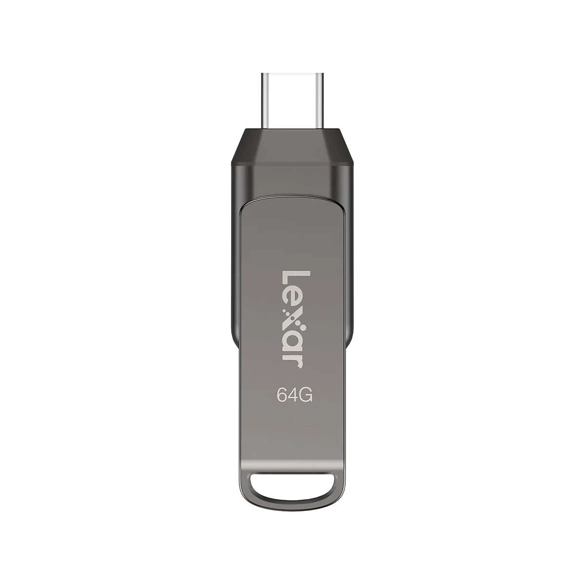 Lexar Lexar JumpDrive D400 Dual 64GB USB 3.1 Flash Drive Titanium — termékfotó