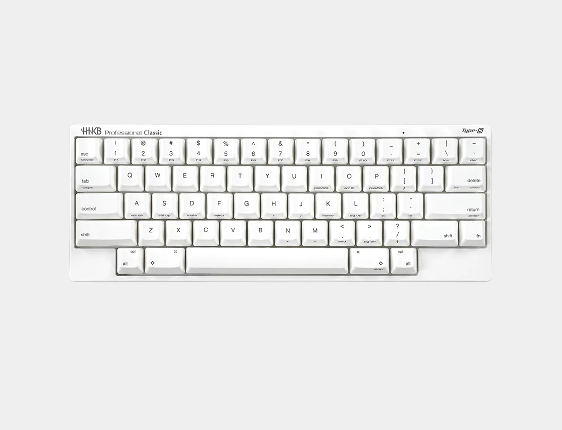 HHKB HHKB Professional Classic Type-S Gaming Keyboard CG01000-399208 Snow — fotografia produktu