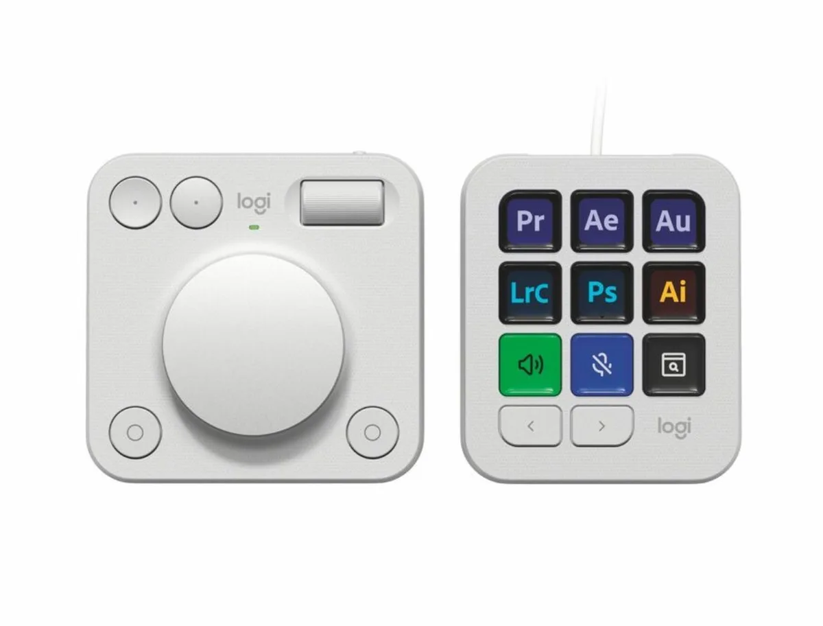 Logitech Logitech MX Creative Console Keypad &amp; Dial Pale Gray 920-012661 — toote foto